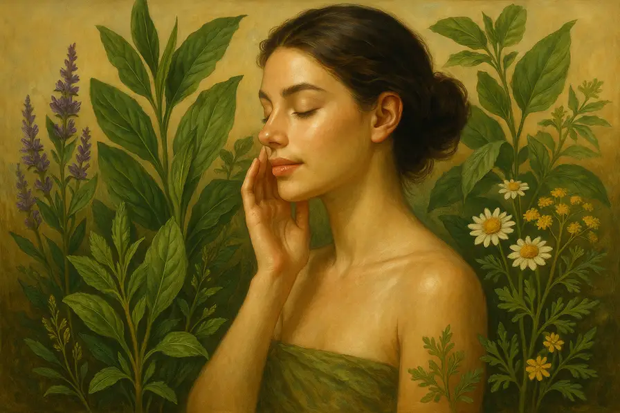 Plantas Medicinales para el Cuidado de la Piel y Belleza: Secretos Ancestrales para una Piel Radiante