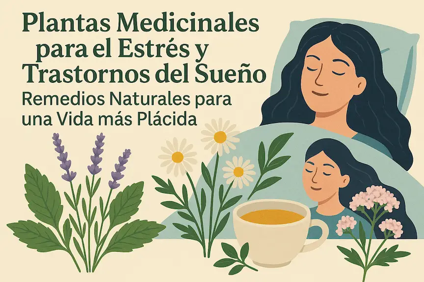 Plantas Medicinales para el Estrés y Trastornos del Sueño: Remedios Naturales para una Vida más Plácida